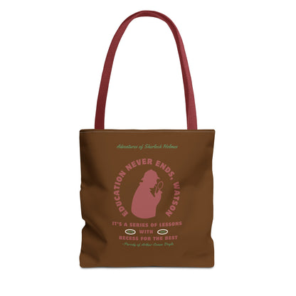 Education Never Ends Tote Bag (AOP)