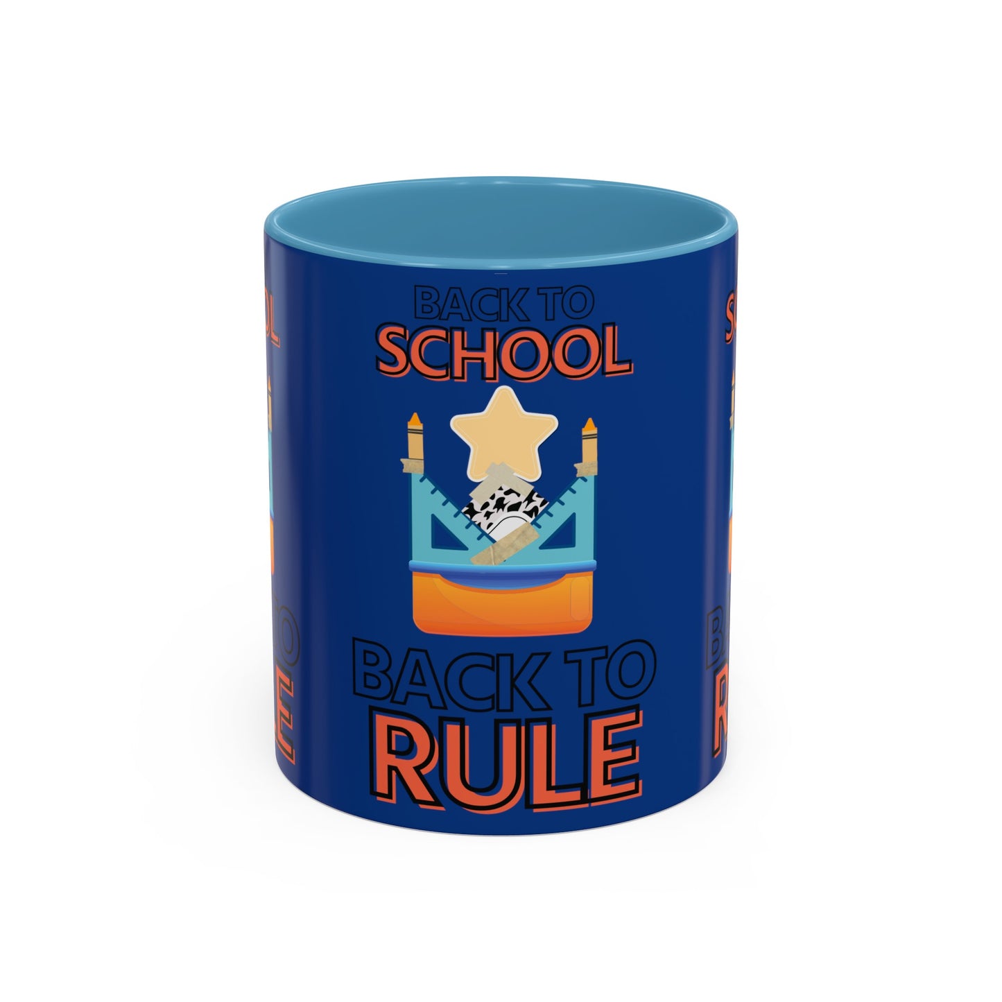 Back to School Back to Rule Accent Coffee Mug (11, 15oz)