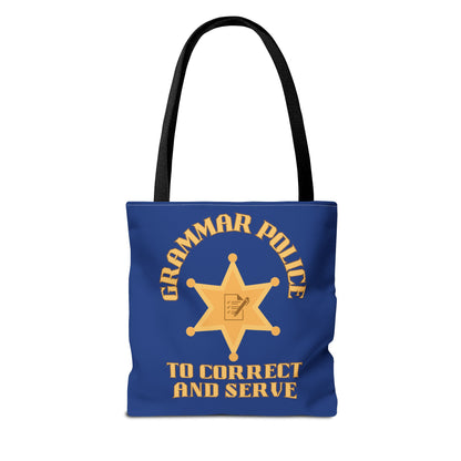 Grammar Police Tote Bag