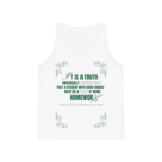 It's a  Truth Universally Acknowledged Kid's Jersey Tank Top