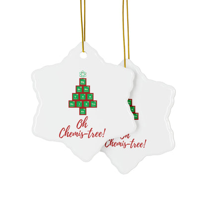 Ceramic Ornaments - Oh Chemis-tree Christmas Decor (1pc, 3pcs, 5pcs, 10pcs)