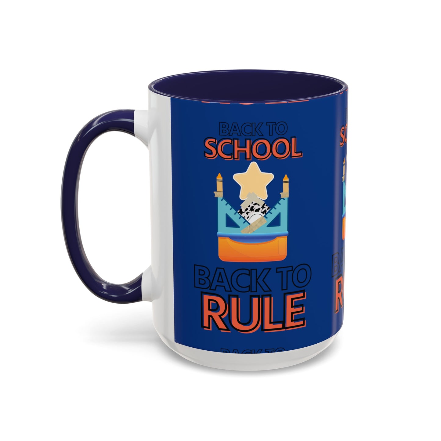 Back to School Back to Rule Accent Coffee Mug (11, 15oz)