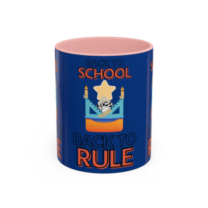 Back to School Back to Rule Accent Coffee Mug (11, 15oz)