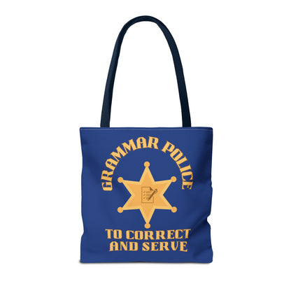 Grammar Police Tote Bag