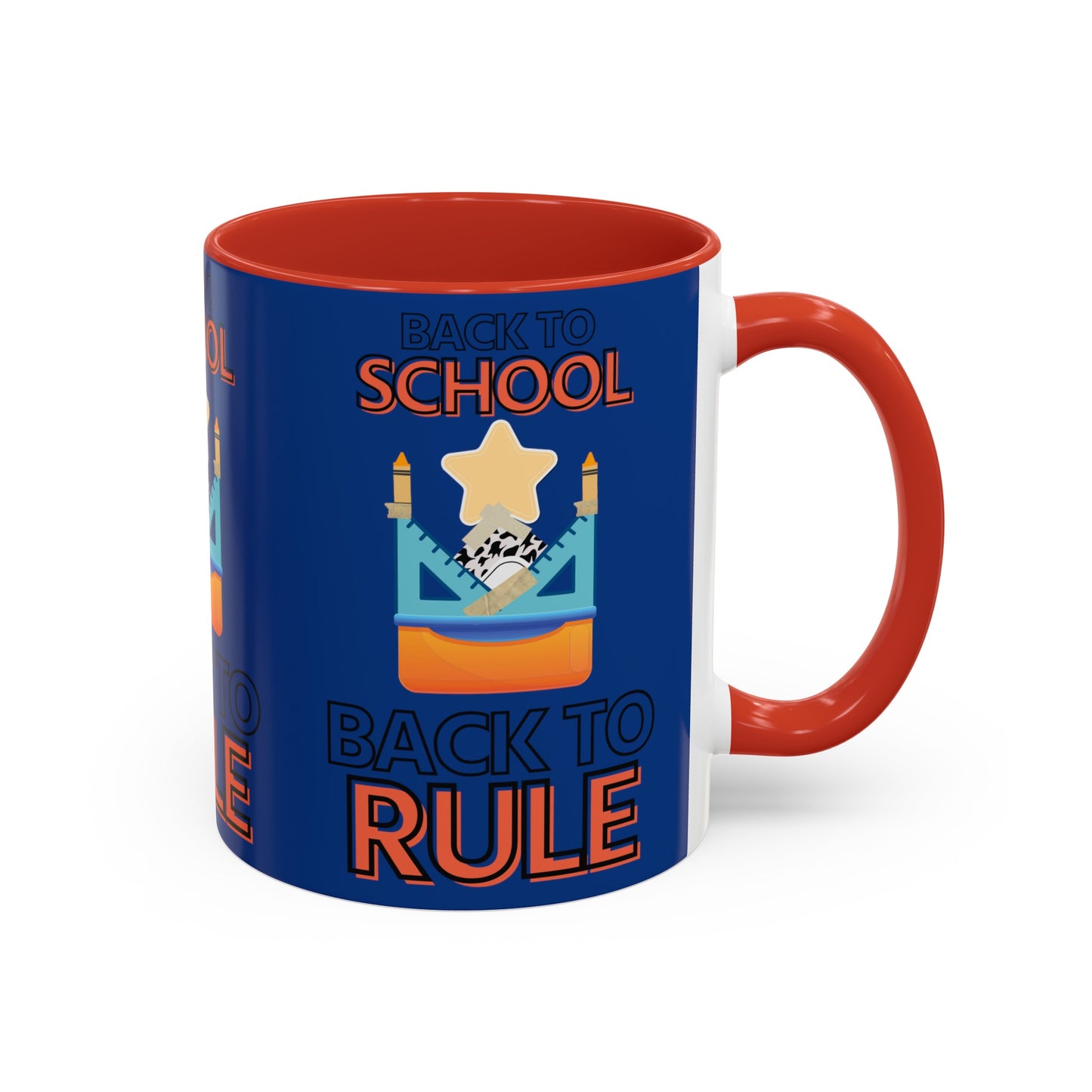 Back to School Back to Rule Accent Coffee Mug (11, 15oz)