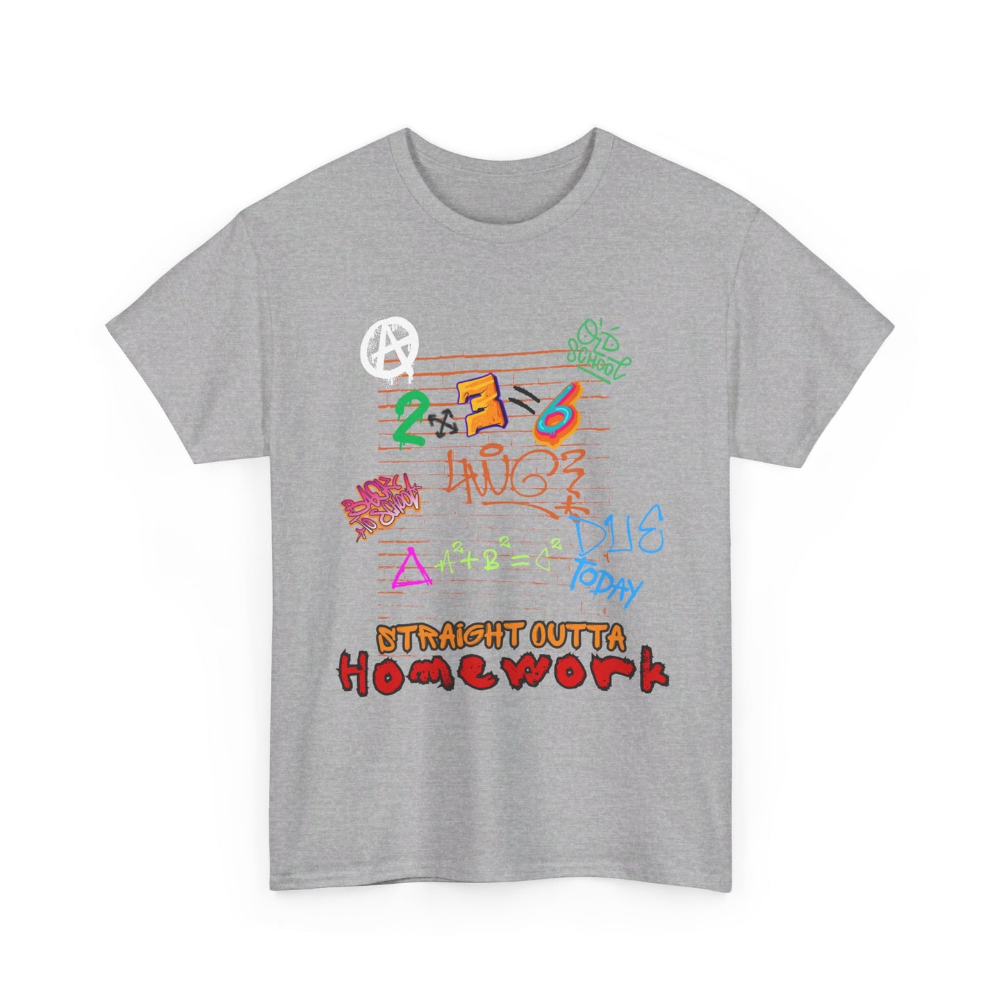 Straight Outta Homework Unisex Heavy Cotton Tee