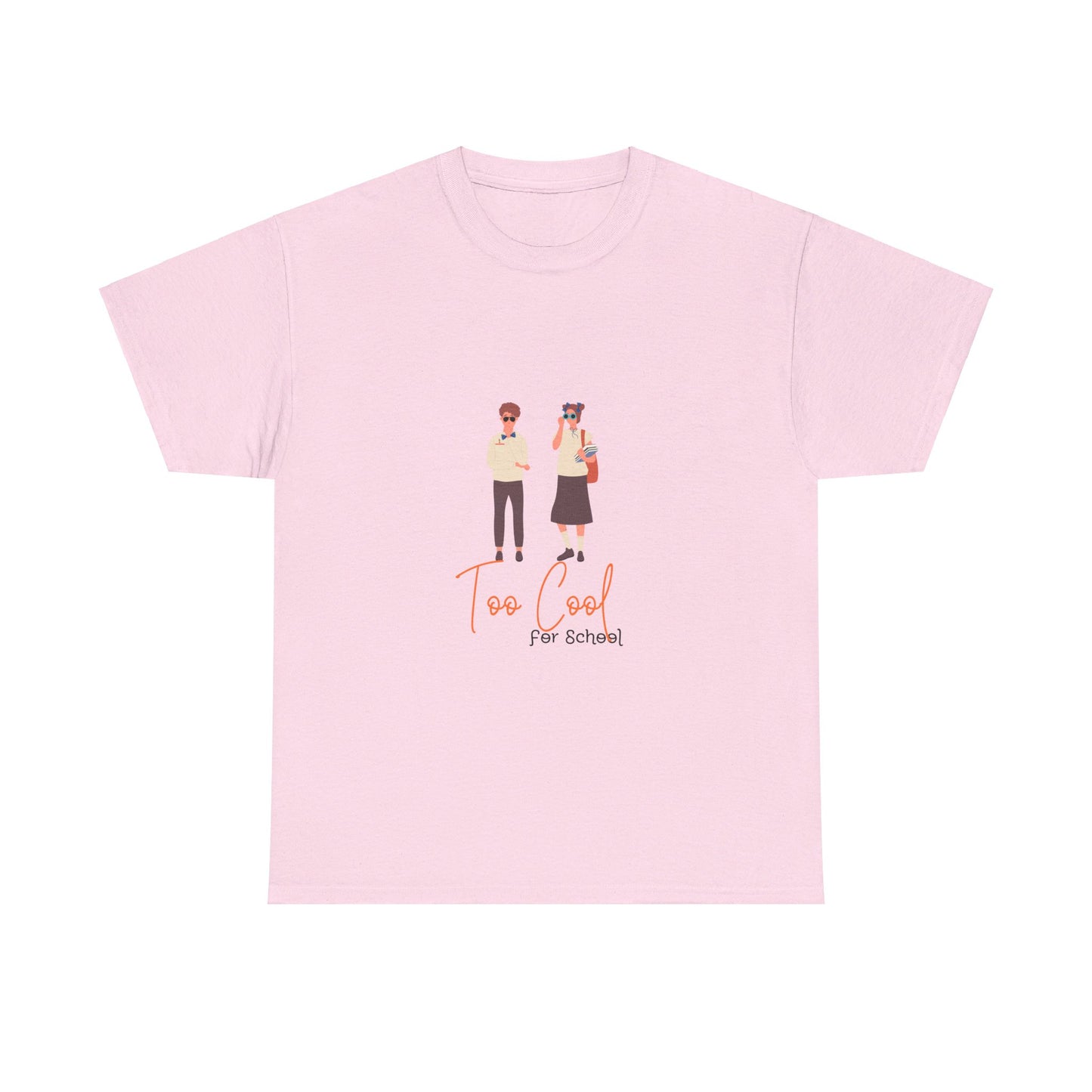 Too Cool for School Unisex Heavy Cotton Tee