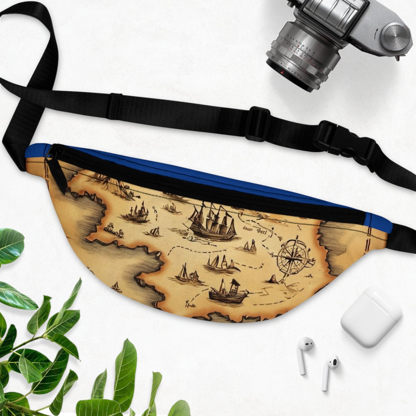 Treasure Map Fanny Pack