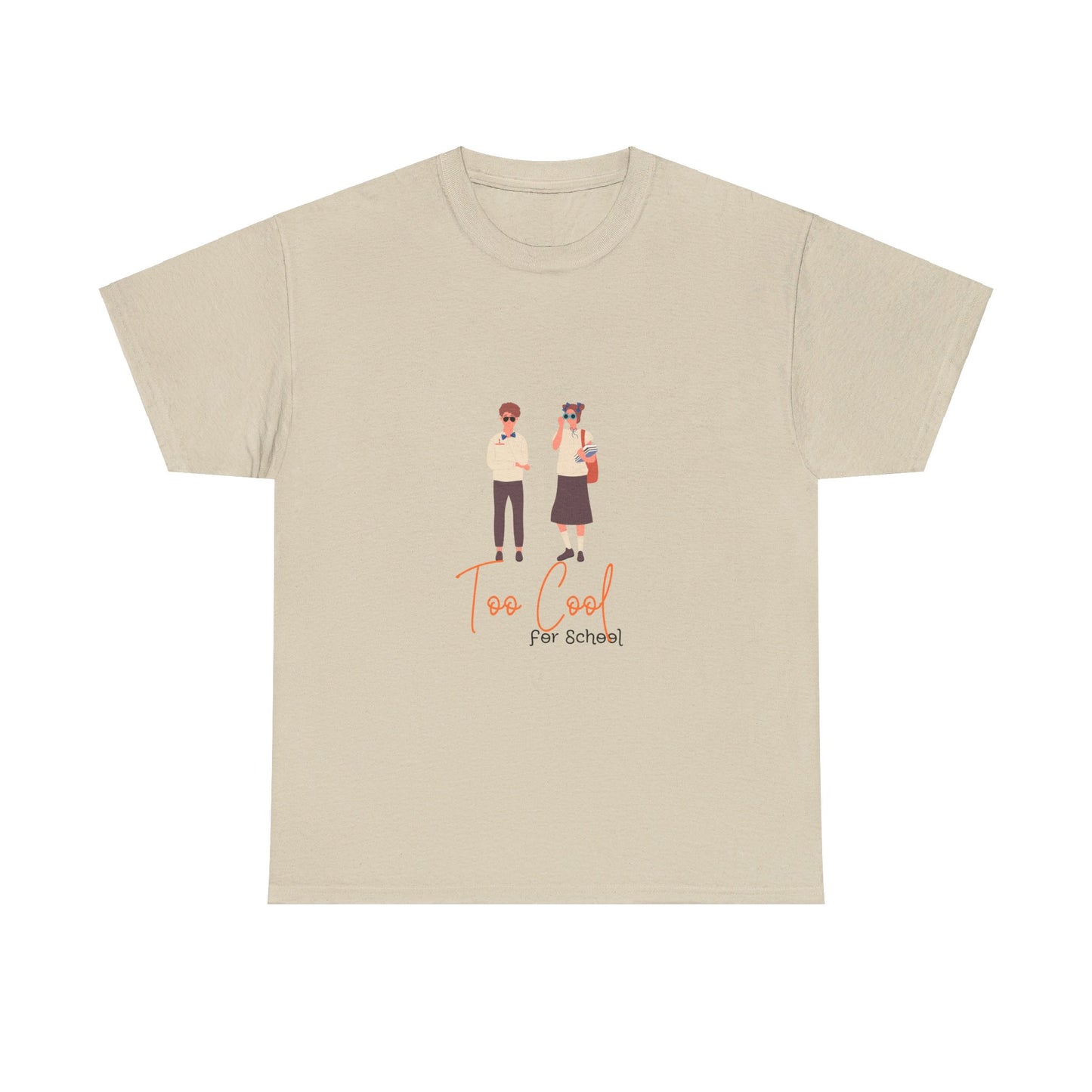 Too Cool for School Unisex Heavy Cotton Tee