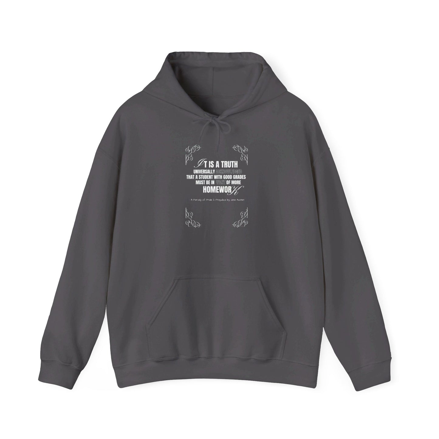 It's a Truth Universally Acknowledged Unisex Heavy Blend™ Hooded Sweatshirt