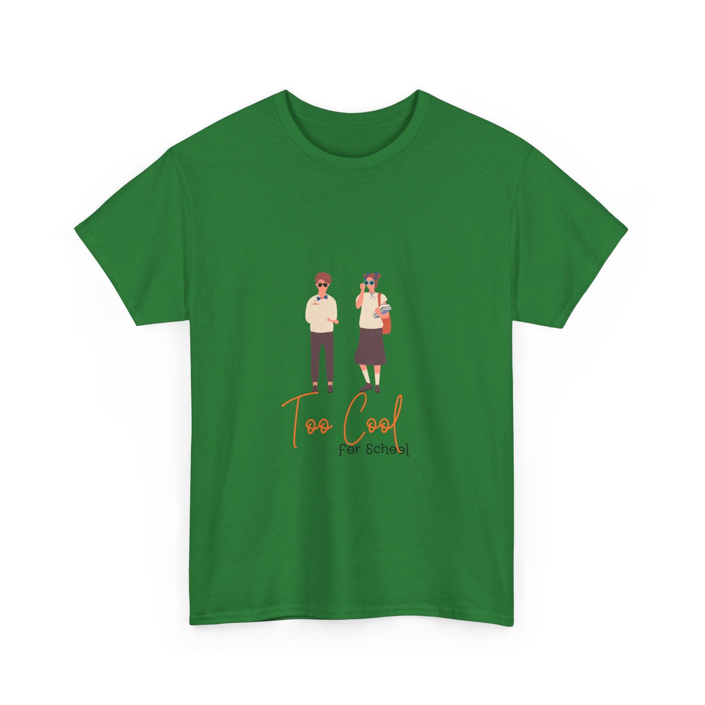 Too Cool for School Unisex Heavy Cotton Tee