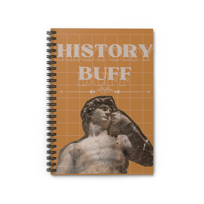 History Buff Spiral Notebook - Ruled Line