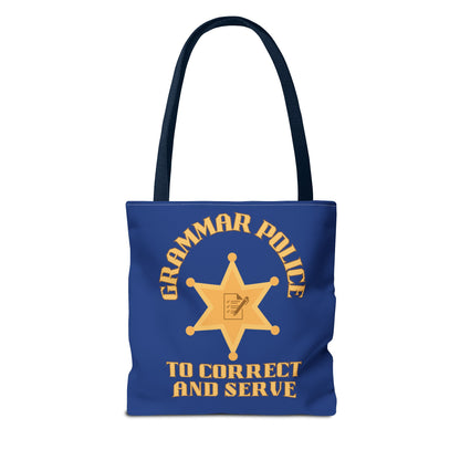 Grammar Police Tote Bag