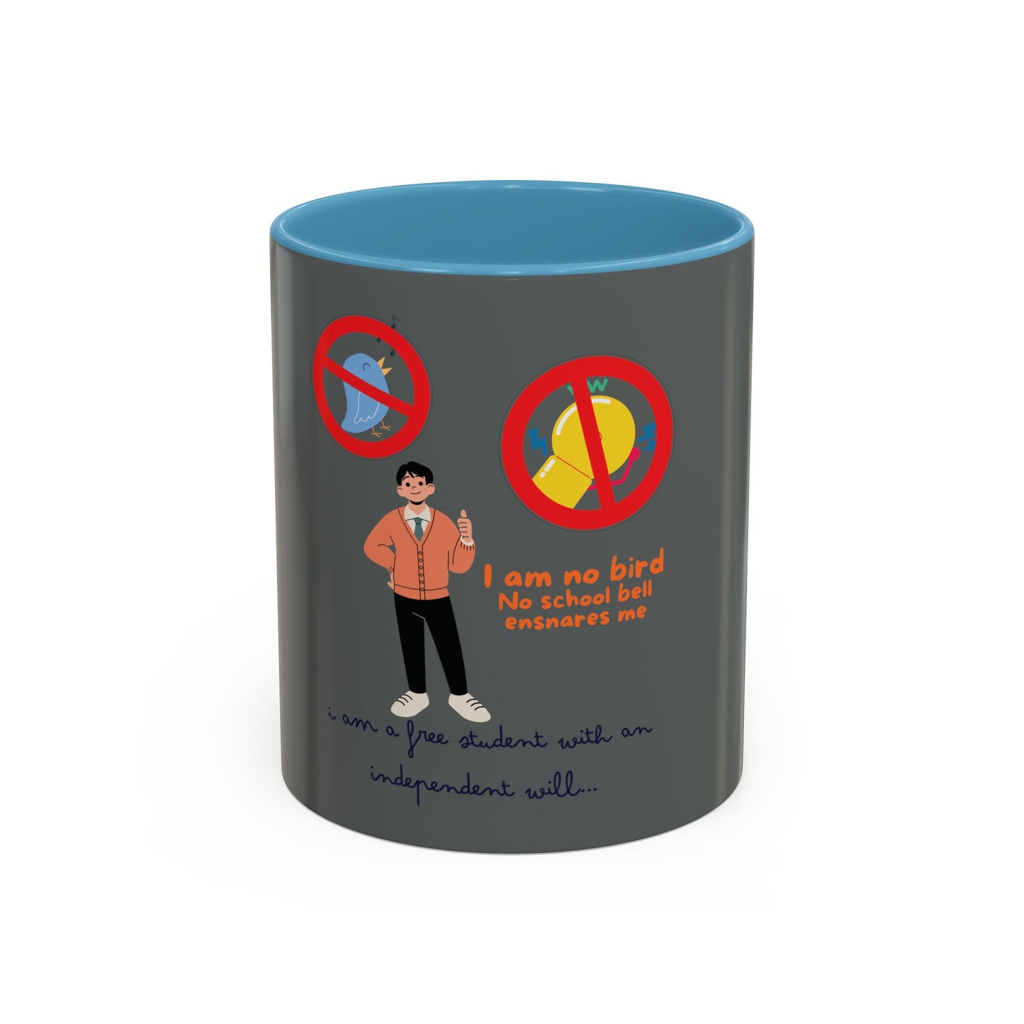 I am a Free Student Accent Coffee Mug (11, 15oz)