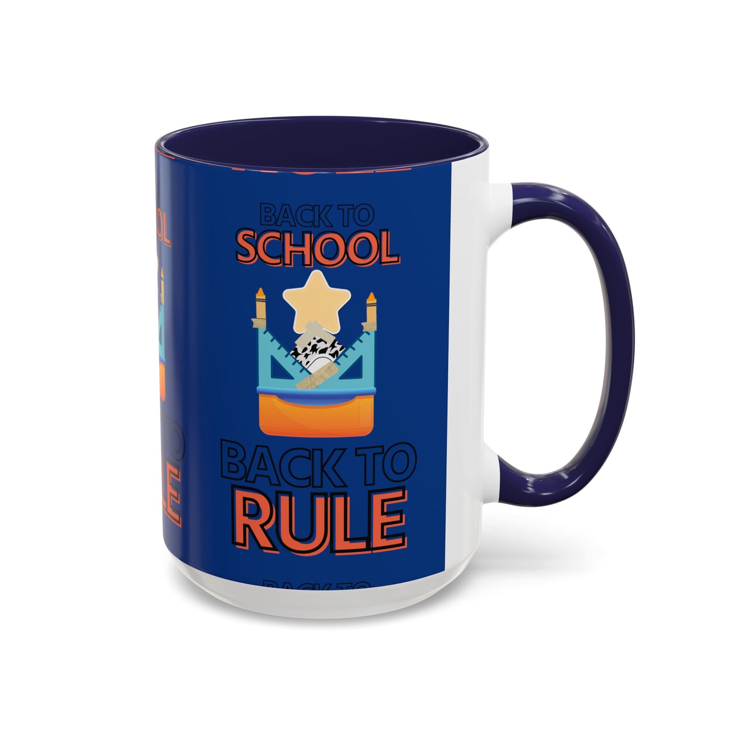 Back to School Back to Rule Accent Coffee Mug (11, 15oz)