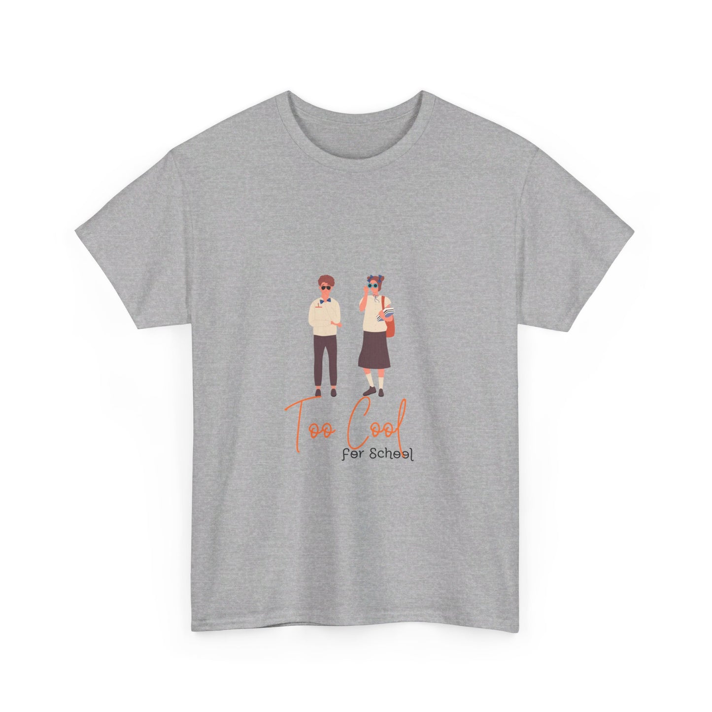 Too Cool for School Unisex Heavy Cotton Tee