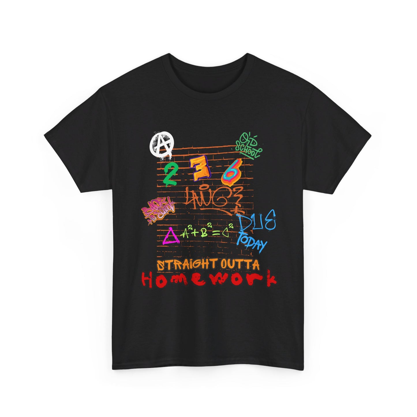 Straight Outta Homework Unisex Heavy Cotton Tee