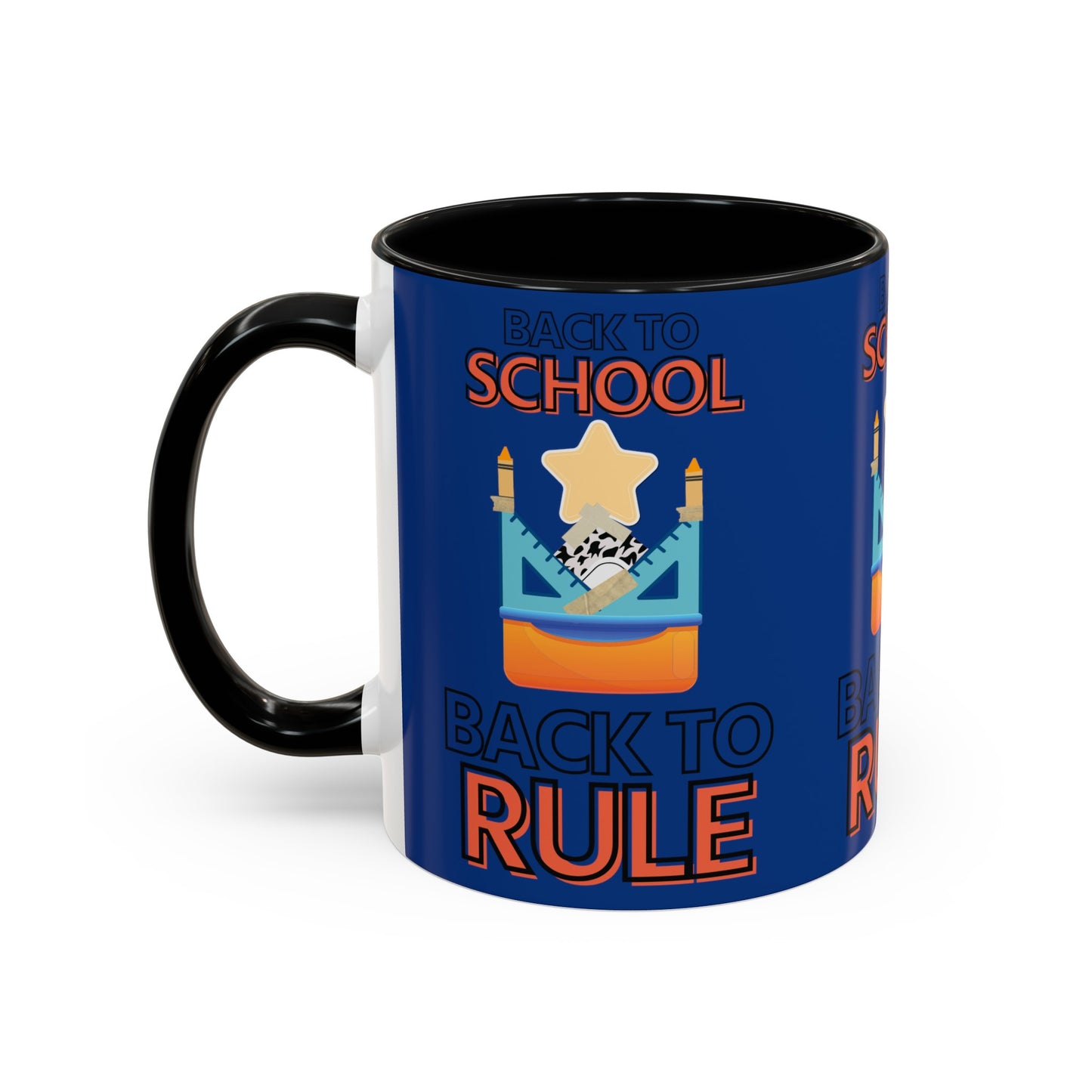 Back to School Back to Rule Accent Coffee Mug (11, 15oz)