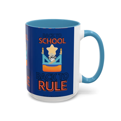 Back to School Back to Rule Accent Coffee Mug (11, 15oz)