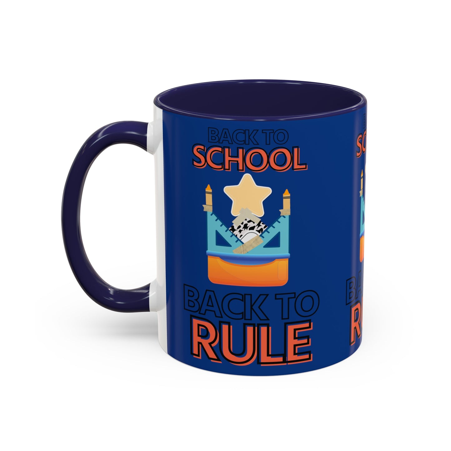 Back to School Back to Rule Accent Coffee Mug (11, 15oz)