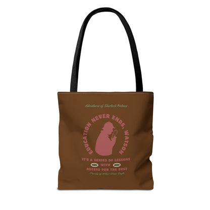 Education Never Ends Tote Bag (AOP)