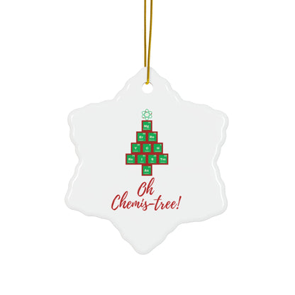 Ceramic Ornaments - Oh Chemis-tree Christmas Decor (1pc, 3pcs, 5pcs, 10pcs)