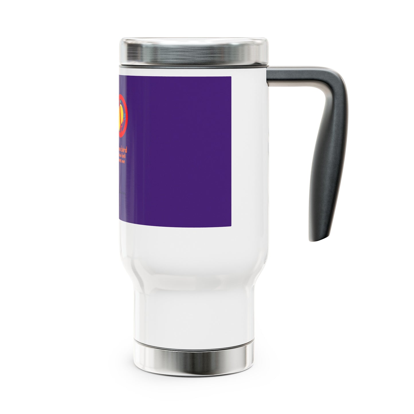 I am a Free Student Stainless Steel Travel Mug with Handle, 14oz