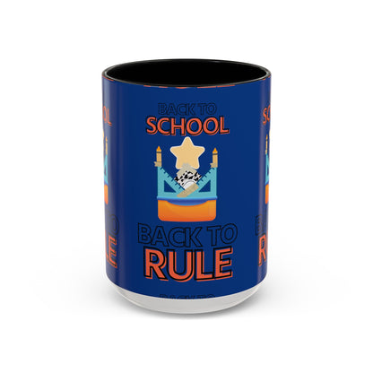 Back to School Back to Rule Accent Coffee Mug (11, 15oz)