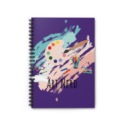 Art Nerd Spiral Notebook - Ruled Line