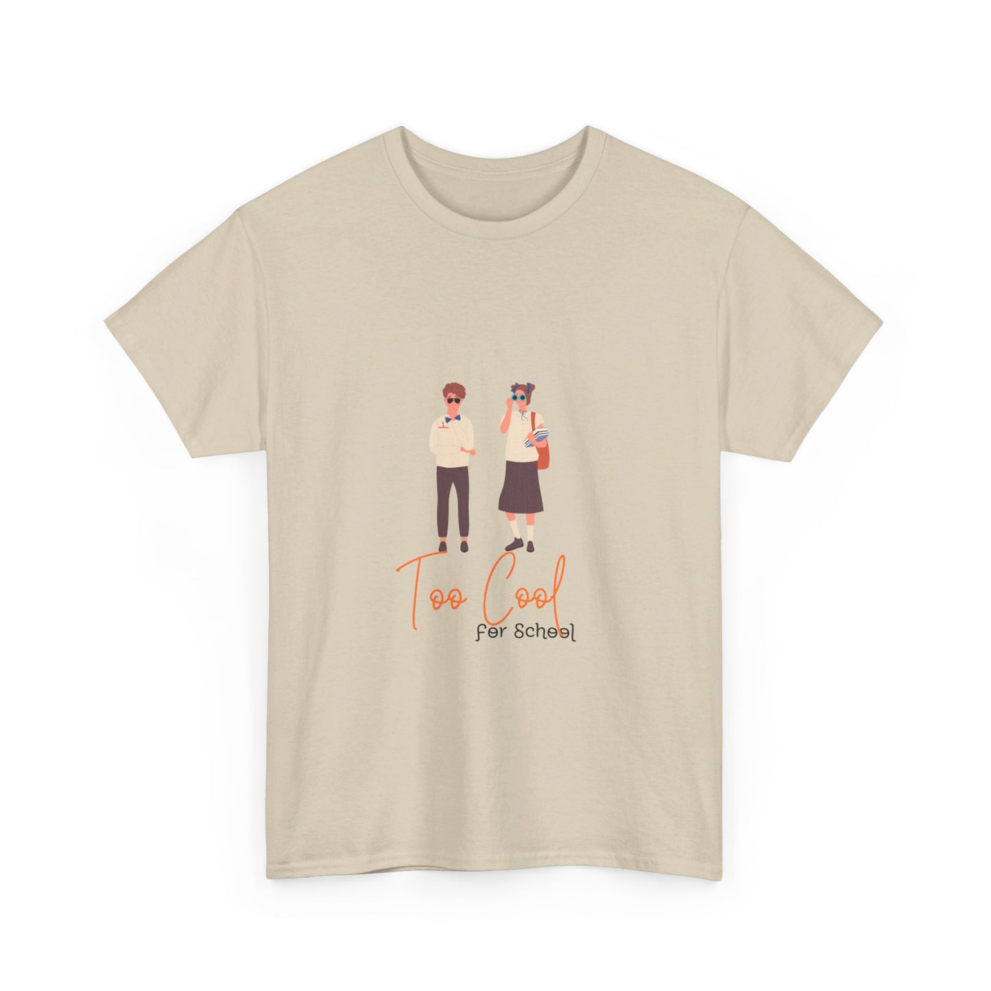 Too Cool for School Unisex Heavy Cotton Tee