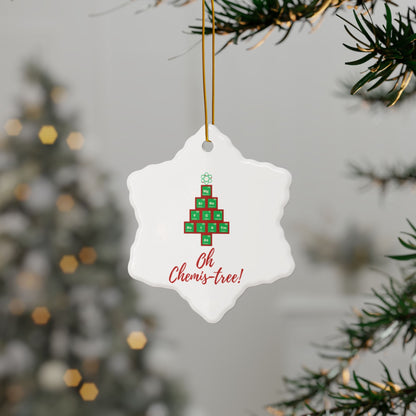 Ceramic Ornaments - Oh Chemis-tree Christmas Decor (1pc, 3pcs, 5pcs, 10pcs)