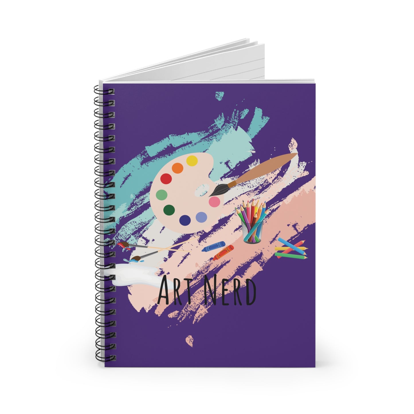 Art Nerd Spiral Notebook - Ruled Line