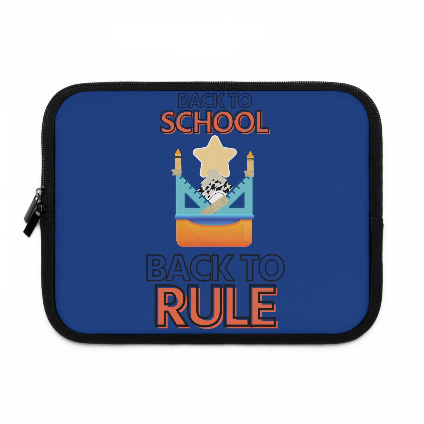 Back to School Back to Rule Laptop Sleeve