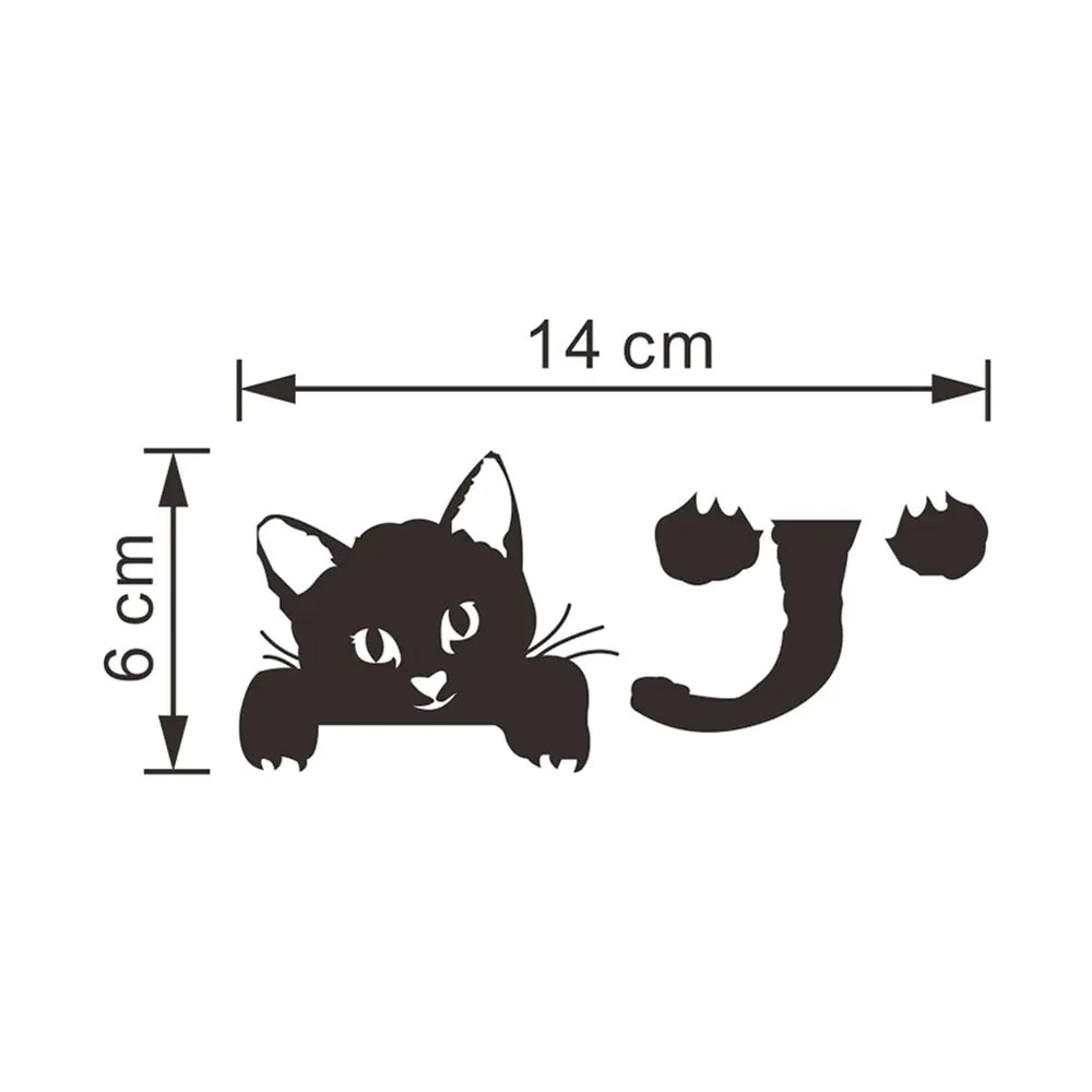 Lovely Cat Switch Wall Stickers