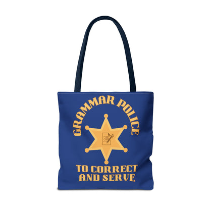 Grammar Police Tote Bag