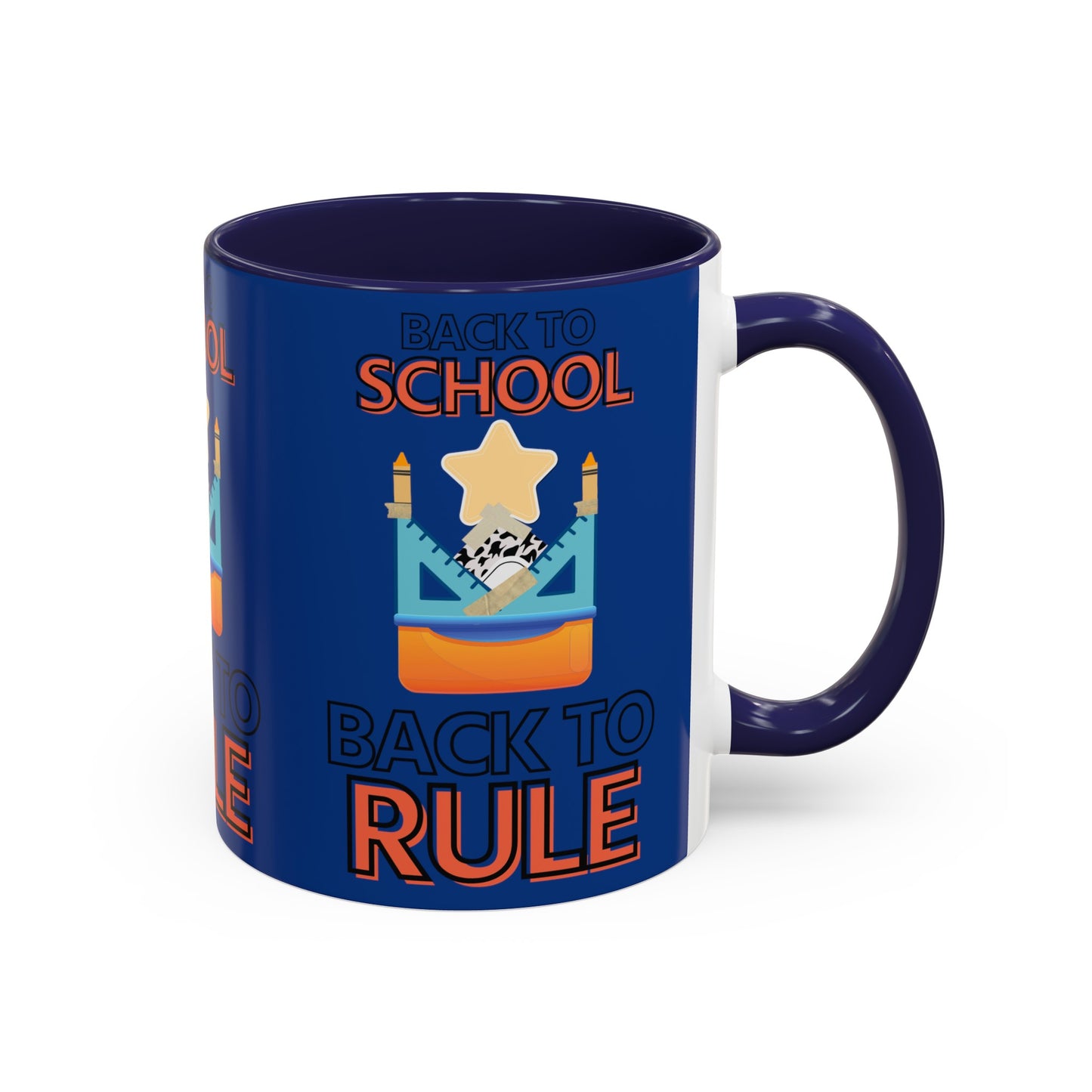 Back to School Back to Rule Accent Coffee Mug (11, 15oz)