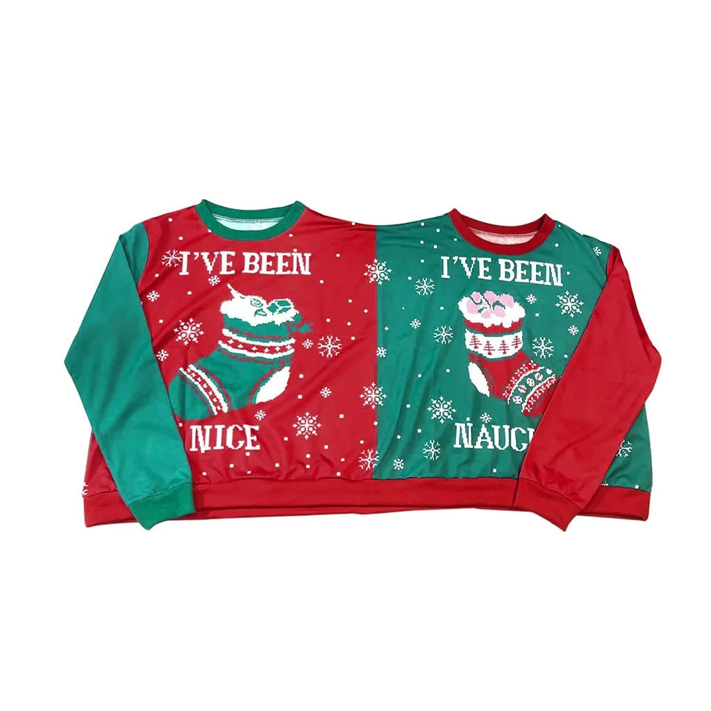 Christmas Couple's Novelty Blouse