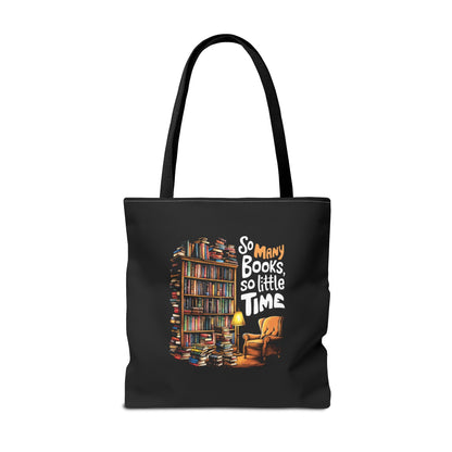 So Many Books So Little Time Tote Bag