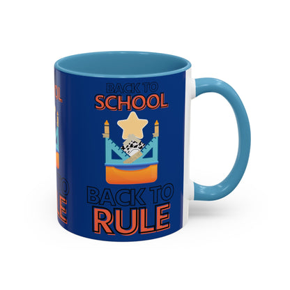 Back to School Back to Rule Accent Coffee Mug (11, 15oz)