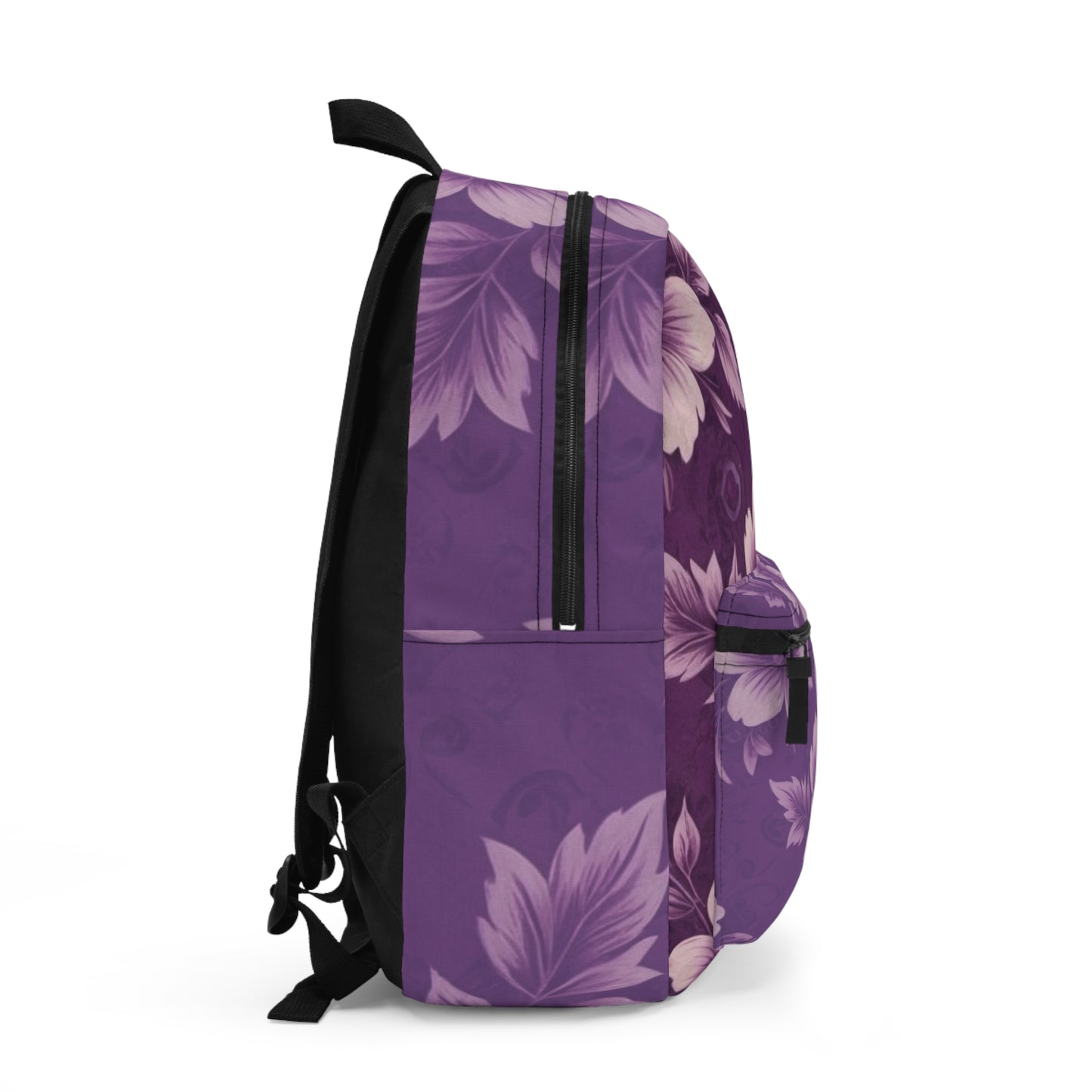 Purple Victorian Floral Backpack