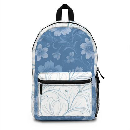 Blue Floral Backpack