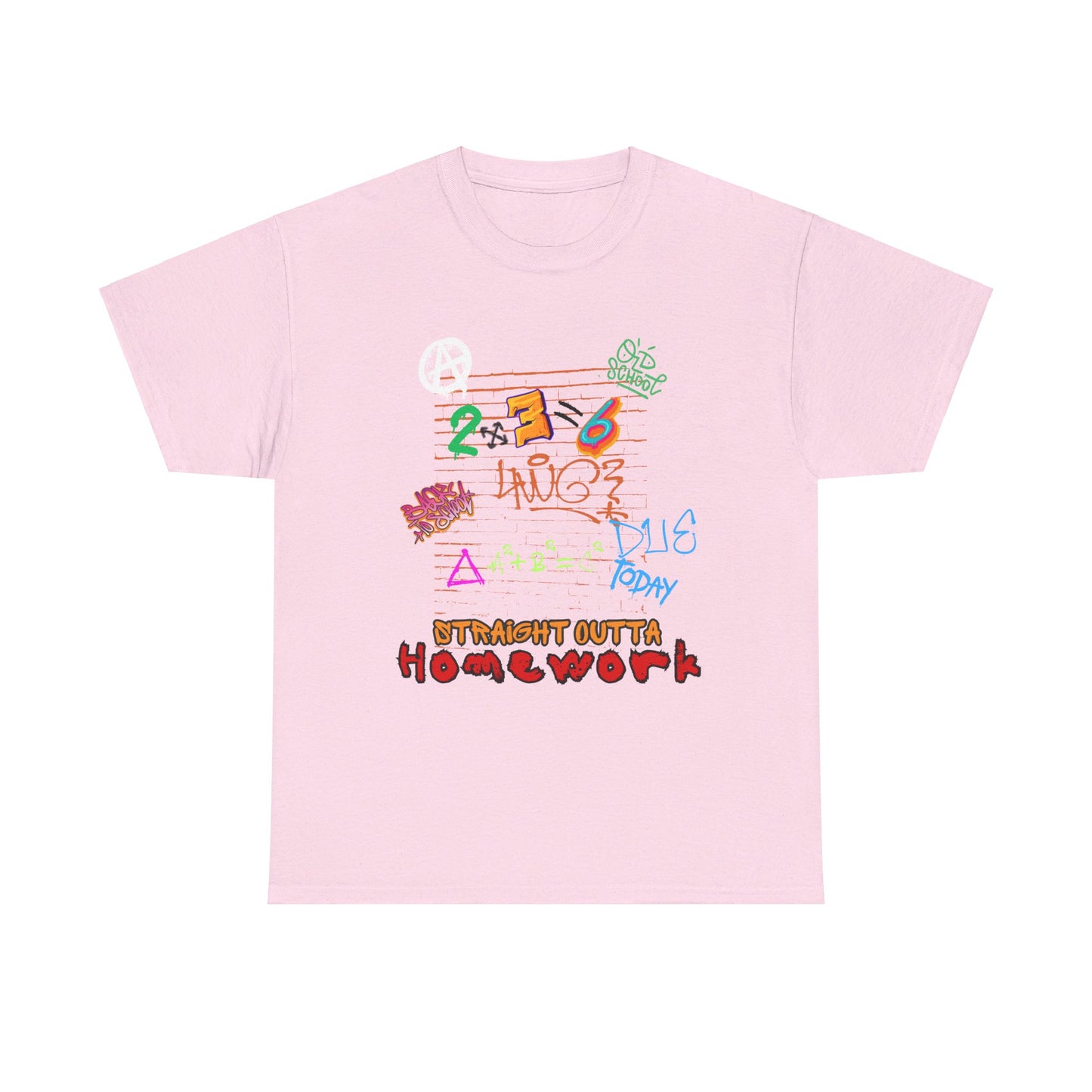 Straight Outta Homework Unisex Heavy Cotton Tee