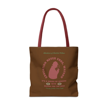 Education Never Ends Tote Bag (AOP)