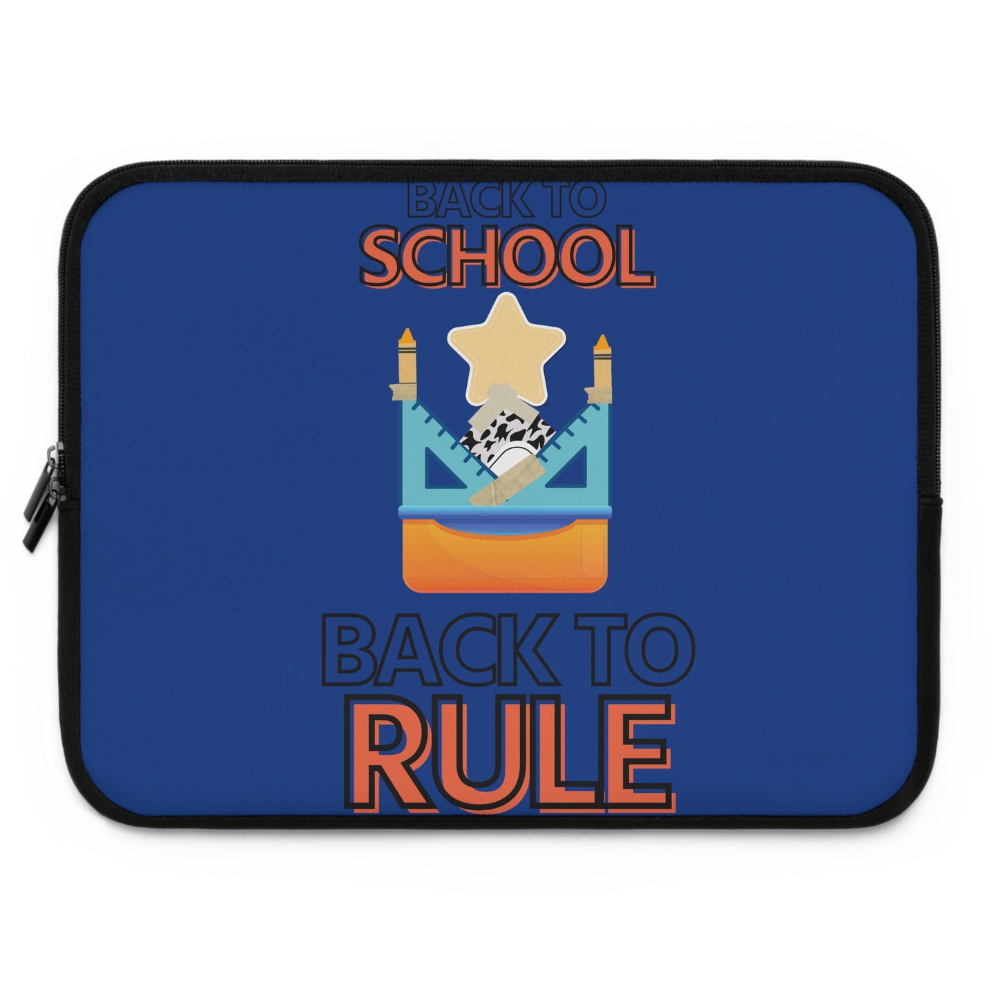 Back to School Back to Rule Laptop Sleeve