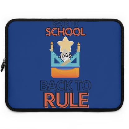 Back to School Back to Rule Laptop Sleeve