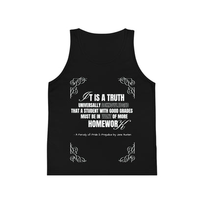 It's a  Truth Universally Acknowledged Kid's Jersey Tank Top