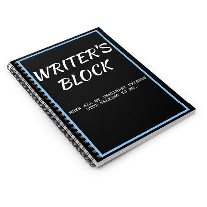 Writer's Block Spiral Notebook - Ruled Line