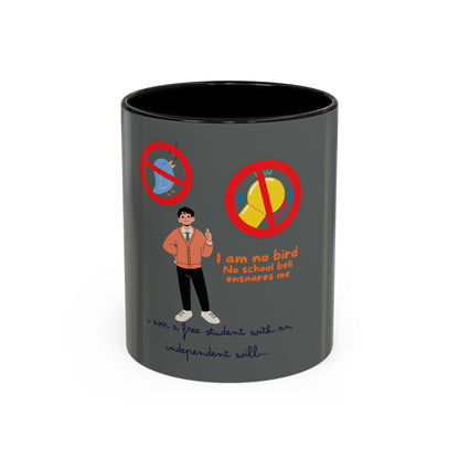 I am a Free Student Accent Coffee Mug (11, 15oz)