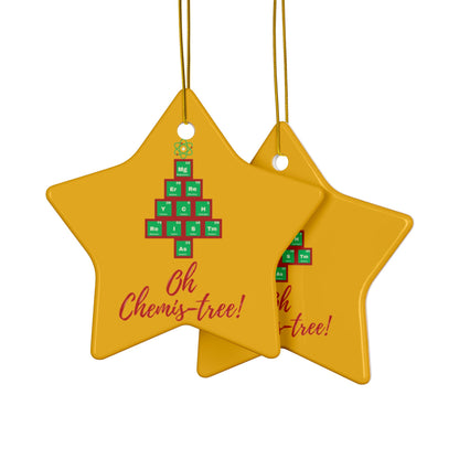 Ceramic Ornaments - Oh Chemis-tree Christmas Decor (1pc, 3pcs, 5pcs, 10pcs)