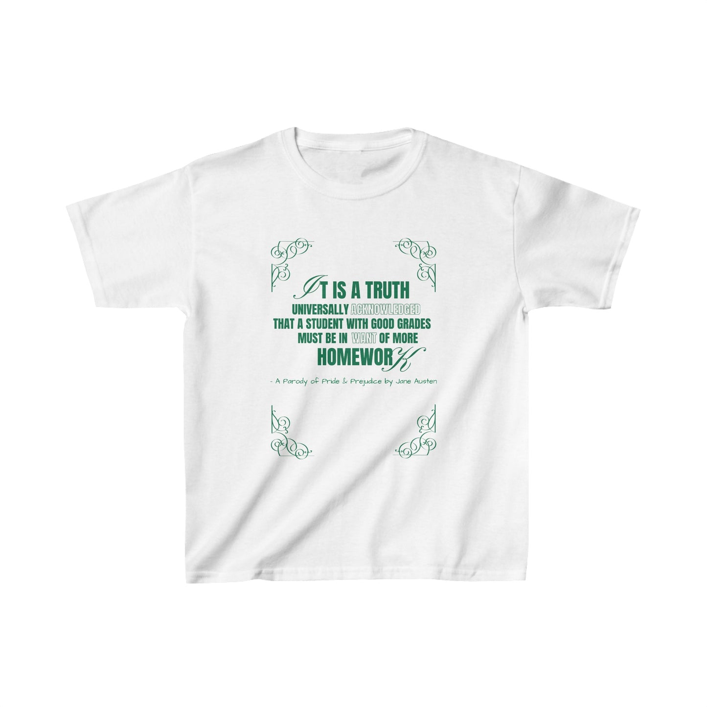 It's a Truth Universally Acknowledged Kids Heavy Cotton™ Tee